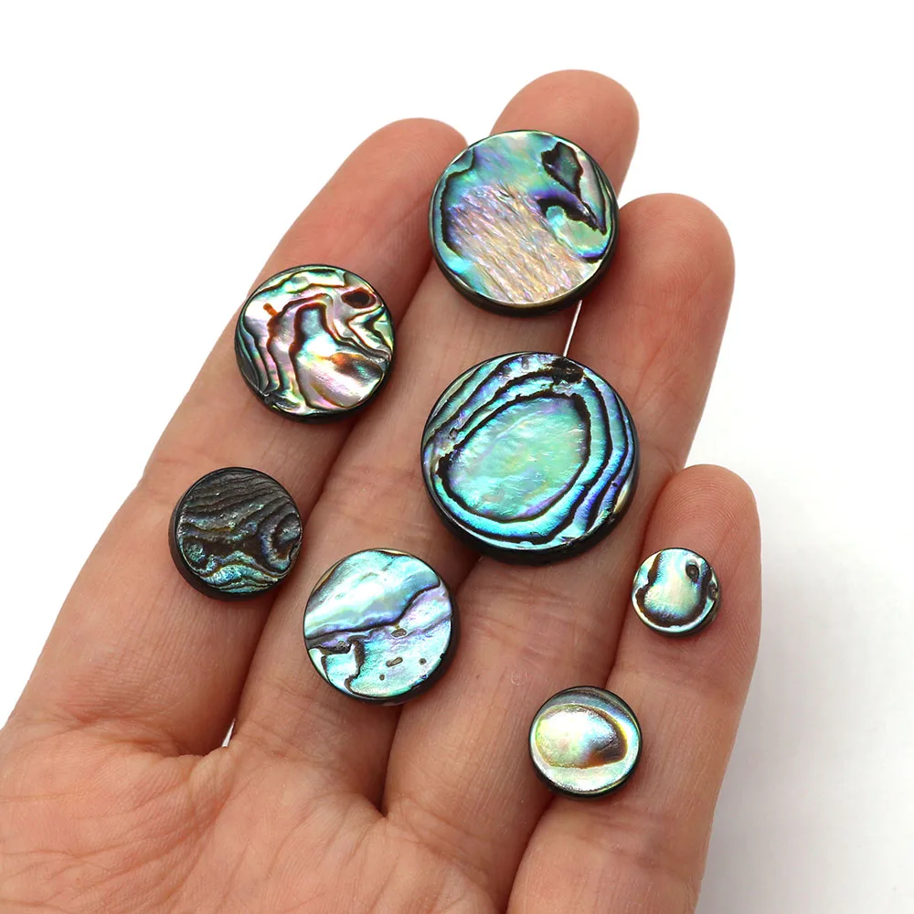 5 Pack Natural Abalone Bead Charms 6-20mm DIY Fashion Making Bracelet Necklace Earrings Beads Charm Women Gift Accessories