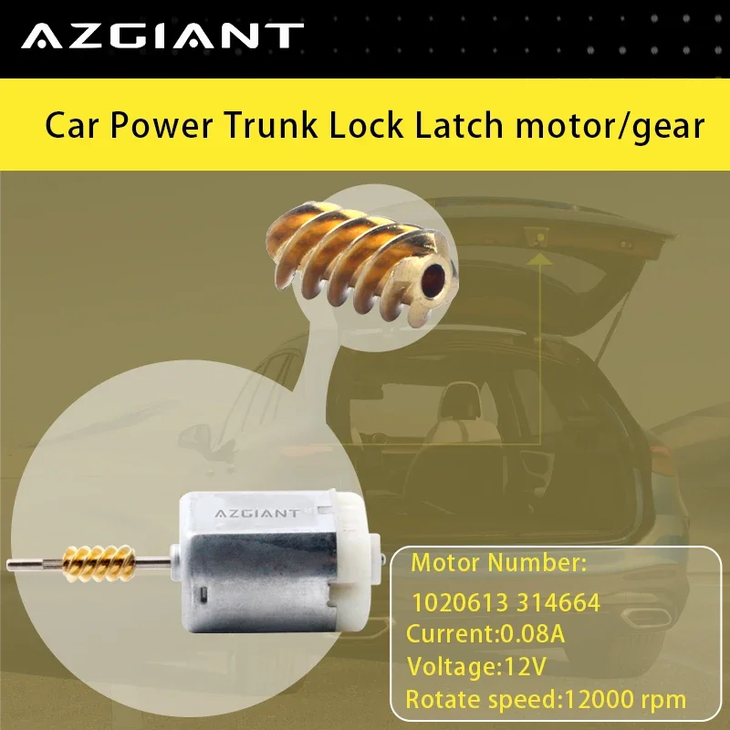 

1020613 314664 Car Trunk Latch Lid Lock Release Motor Worm Gear For Hyundai Azera/Kia Cadenza Brand New Auto Parts Repair Tools