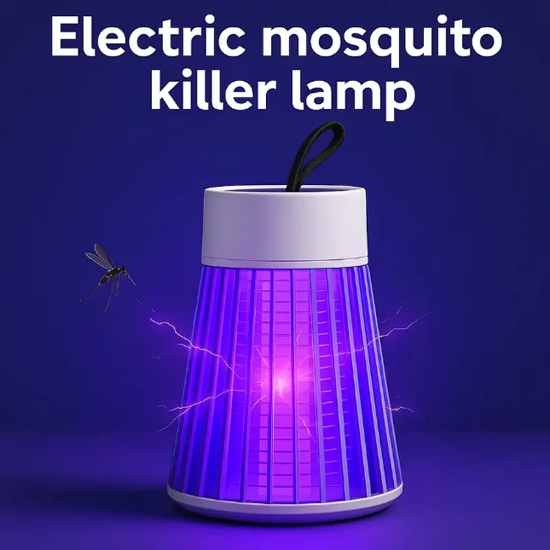 Mosquito Killer Lamp Electric Killer USB Insect Trap LED Light For Bedrooms Outdoor Camping Effective Against Wasps Mosquitoes