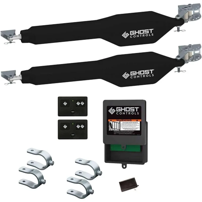 

Heavy-Duty Automatic Gate Opener Kit for Swing Gates with Long-Range Gate Opener Remote - Model TDS2