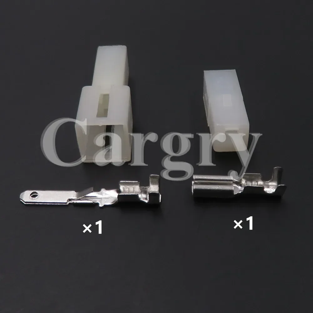 1 Set 1P 2.8 Series Auto Plastic Connector AC Assembly 626063 626062 Unsealed Cable Female Male Socket - Detail 1