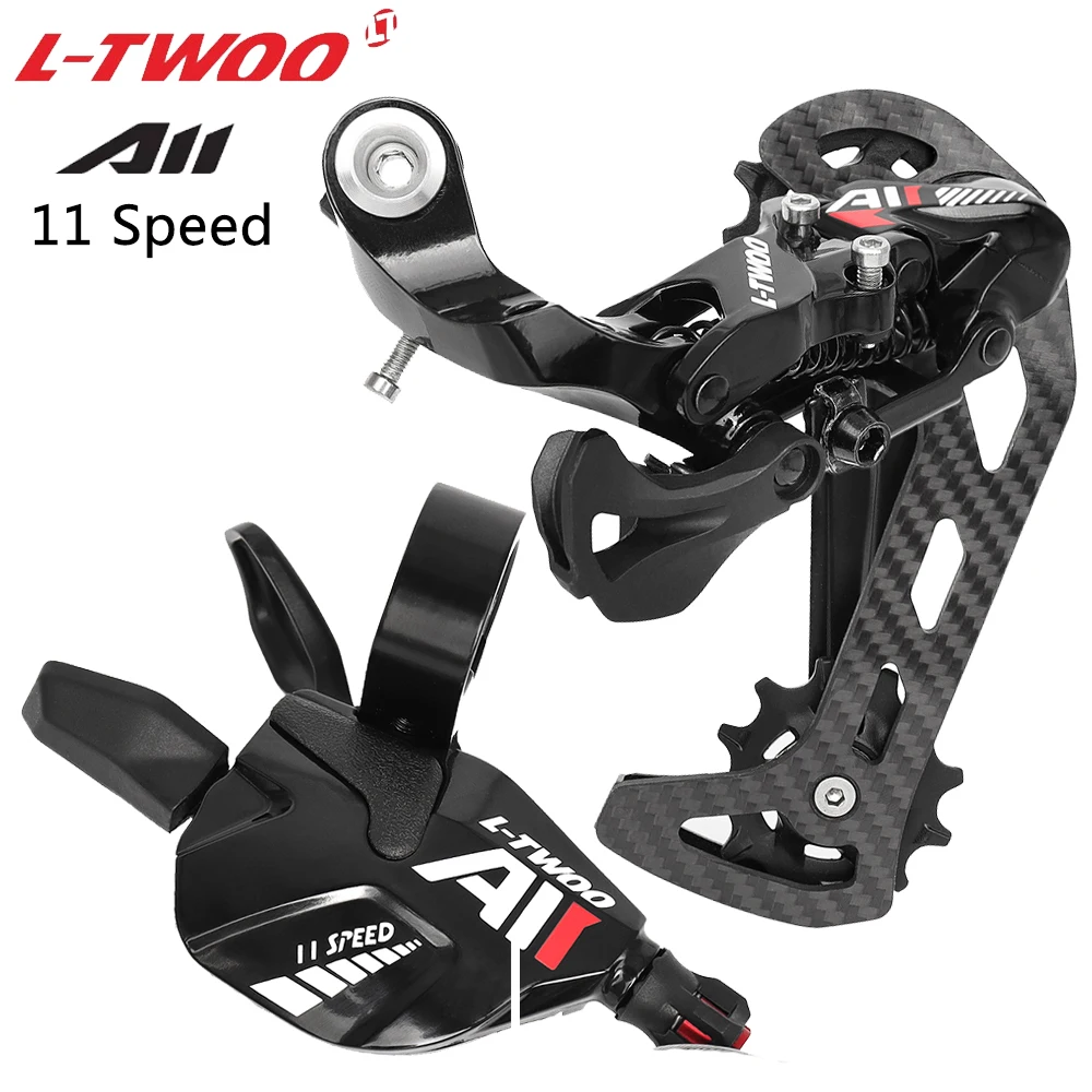 LTWOO AT11 1x11 Speed Derailleur Groupset 11S Shift Lever Carbon Fiber Cage Rear Derailleur for 46T/50T/52T Cassette