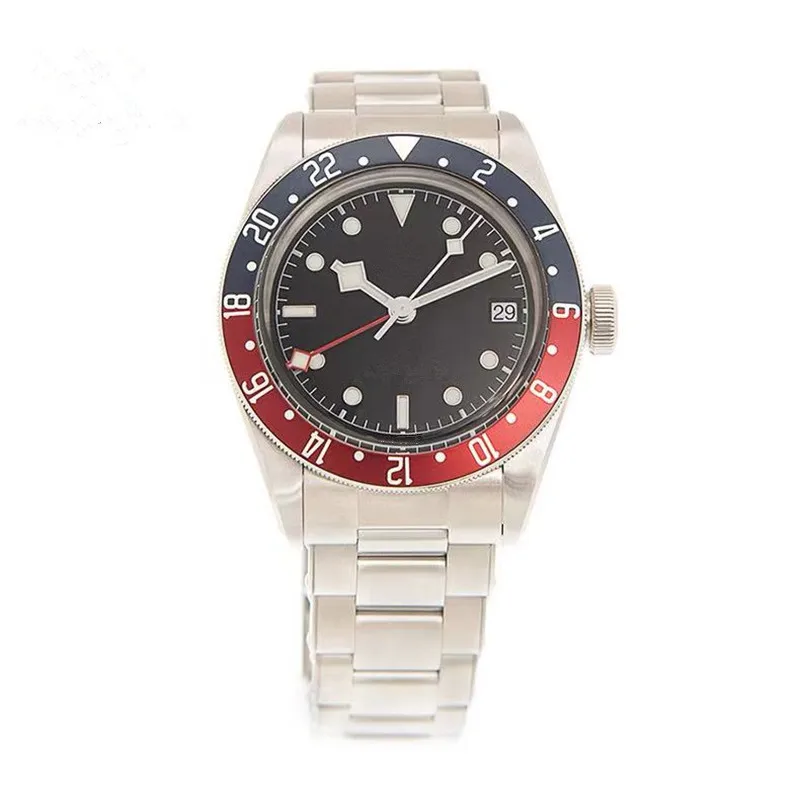 

Top Luxury Brand 904L Stainless Steel strap Men's Mechanical Watch Automatic Movement Ceramic Complete Calendar Wristwatch