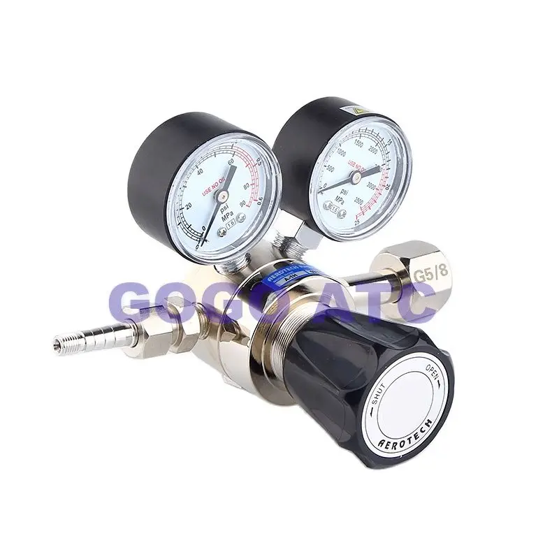 GOGO A-2H25 * 0.6-1.6 high-precision double-stage pressure reducer oxygen nitrogen argon hydrogen pressure reducing valve