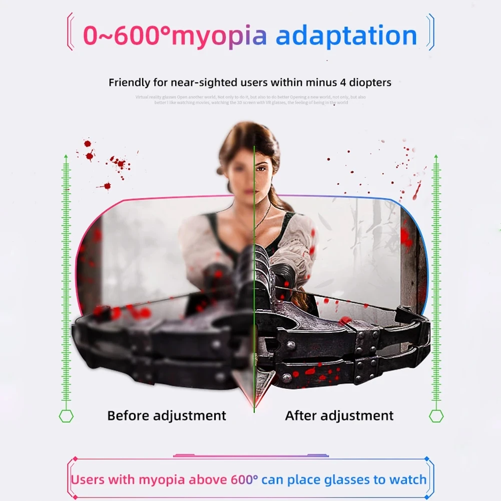 Viar 3D الواقع الافتراضي VR نظارات سماعة أجهزة بلوتوث خوذة العدسات نظارات الذكية الهاتف الذكي سماعات الهاتف لعبة الهاتف المحمول