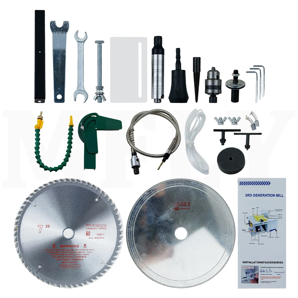 1850WMultifunction Grinding Polishing Machine Mini Table Saw Stone Polisher Jade Engraving Machine Portable Jade Cutting Machine