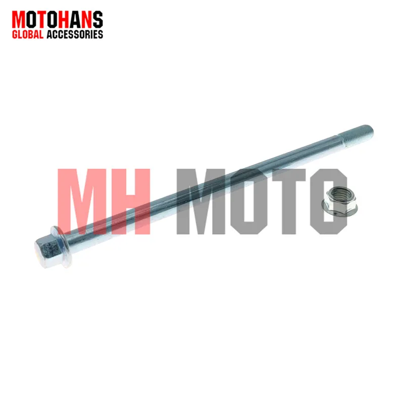 

FRONT WHEEL AXLE WITH NUT M10x190MM FOR CRYPTON T105 JY110 MOTORCYCLE MODEL