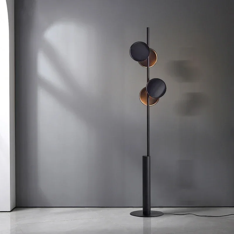 

Nordic Black Floor Lamp Minimalist Living Room Light Bedroom Designer Artistic Atmosphere Studi LED Home Decoration
