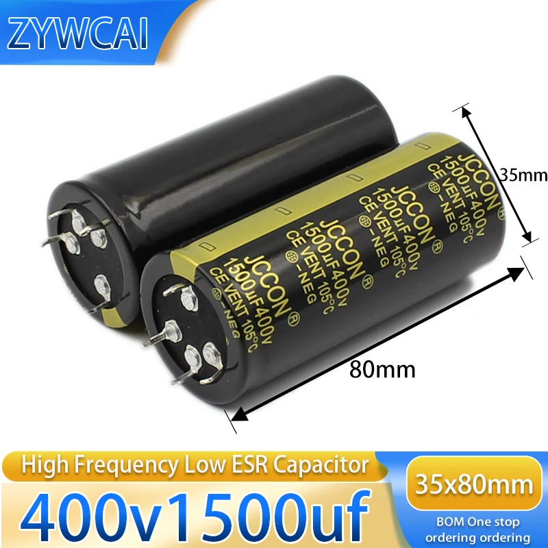 1PCS 35X80 35X100 1500uf400v 4P 100000uf25v 4P 22000uf80v 15000uf100v 2P 15000uf100v 4P 10000uf125v Capacitor
