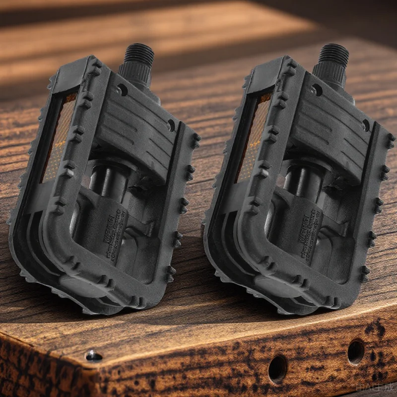 

2pcs Foot Pedal Bearings Foldable Nonslip for Mountain Biking Compatible with Bicycles Childrens Plastic Wide Platform Downhill