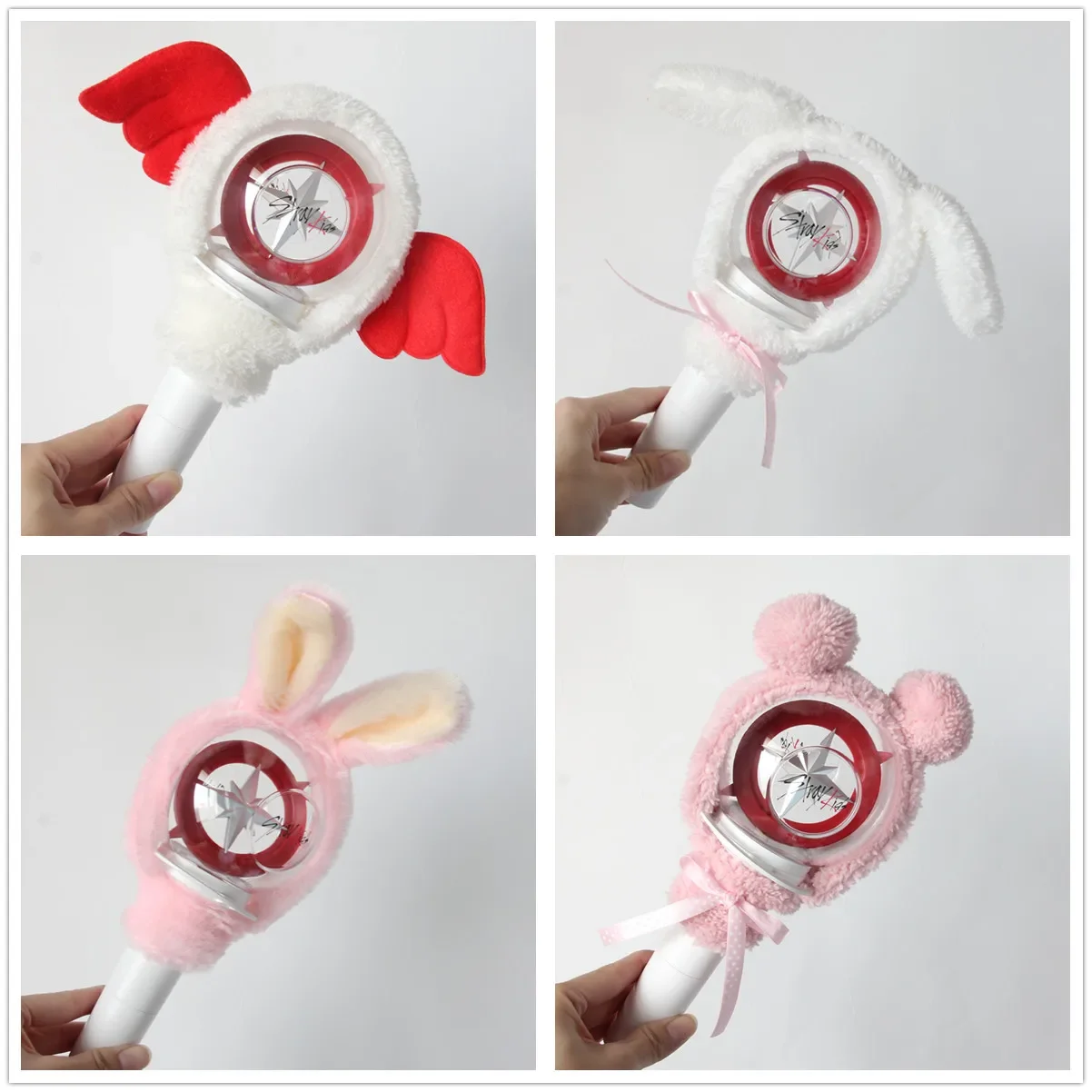 1 ชิ้นฝาครอบไฟ Kpop Stray เด็ก Lightstick Cover โคมไฟ Plush สําหรับ light stick สินค้าใหม่