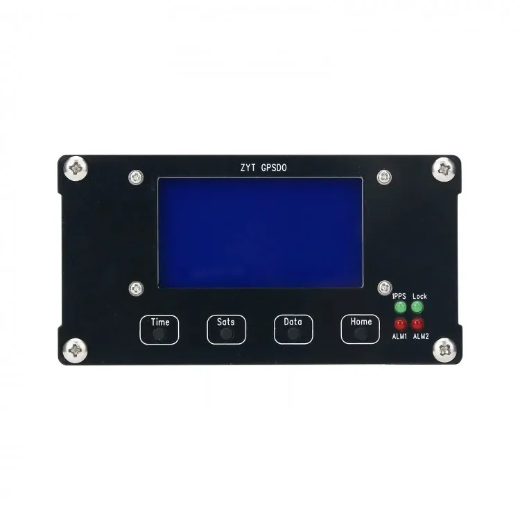 ZYT GPSDO GPSDO-1 10Mhz 1PPS Onda sinusoidale quadrata Retroilluminazione blu Oscillatore disciplinato GPS per Trimble