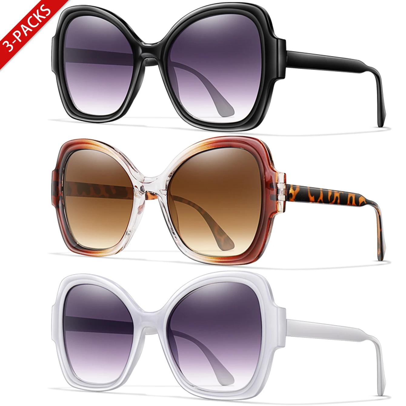 3 Pairs Fashion Cyc… - image