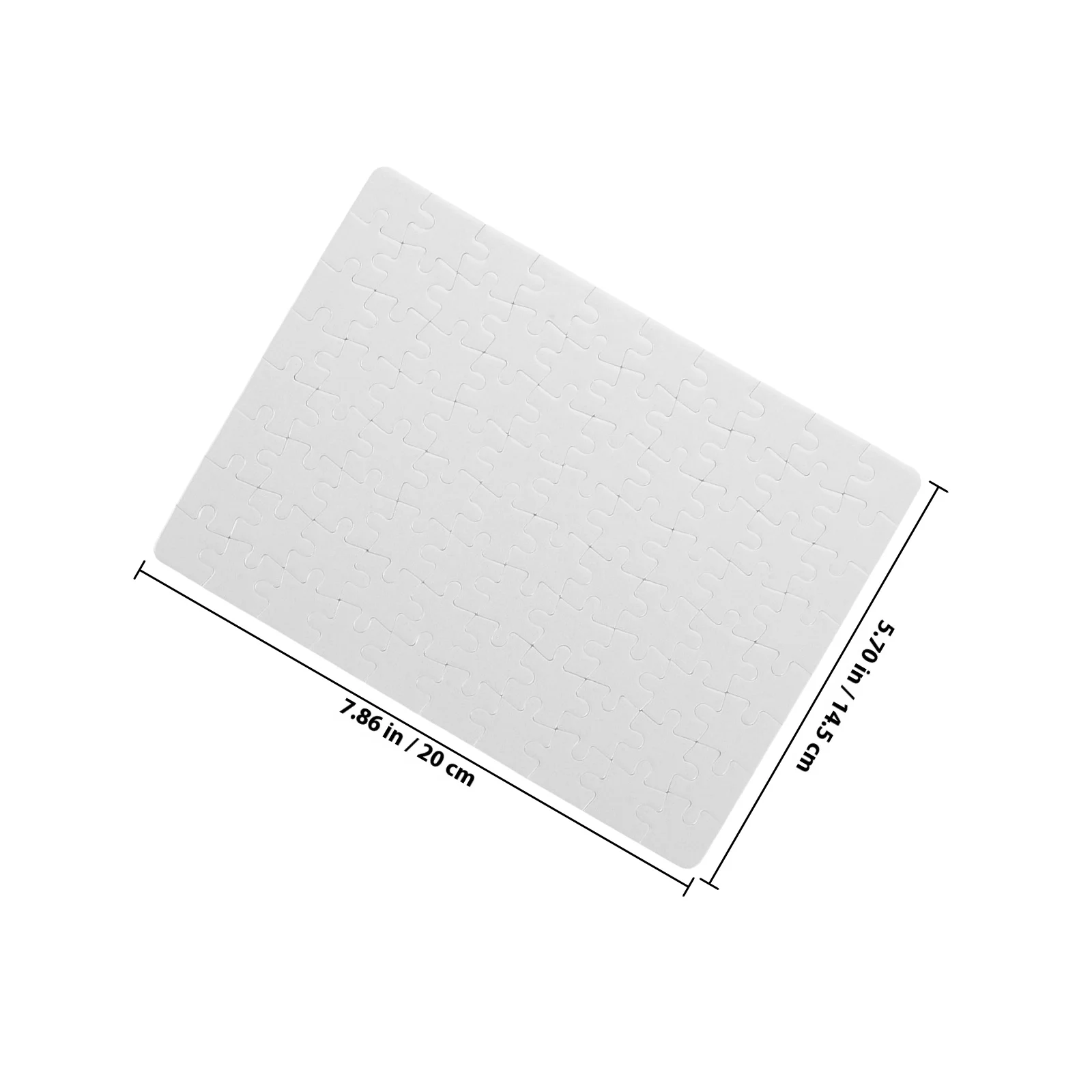 4 個のブランクジグソー DIY クラフトキット白いパズルボード昇華熱転写描画パズルゲームジグソー子供幼児用