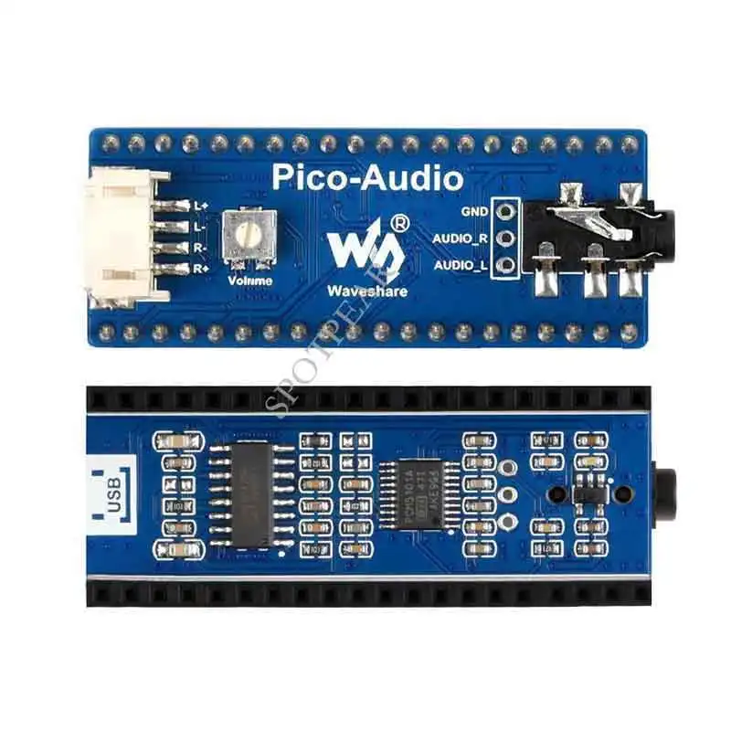 Raspberry Pi RP2040 Pico Audio Expansion Module Headphone And Speaker Signal Output At The Same Time