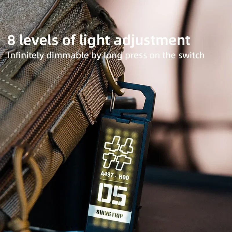 ShineTrip 05 Series Magnetic Portable Camping Flashlight Type-C Rechargeable Pocket Keychain Light Waterproof Small Hanging Lamp - Image 5