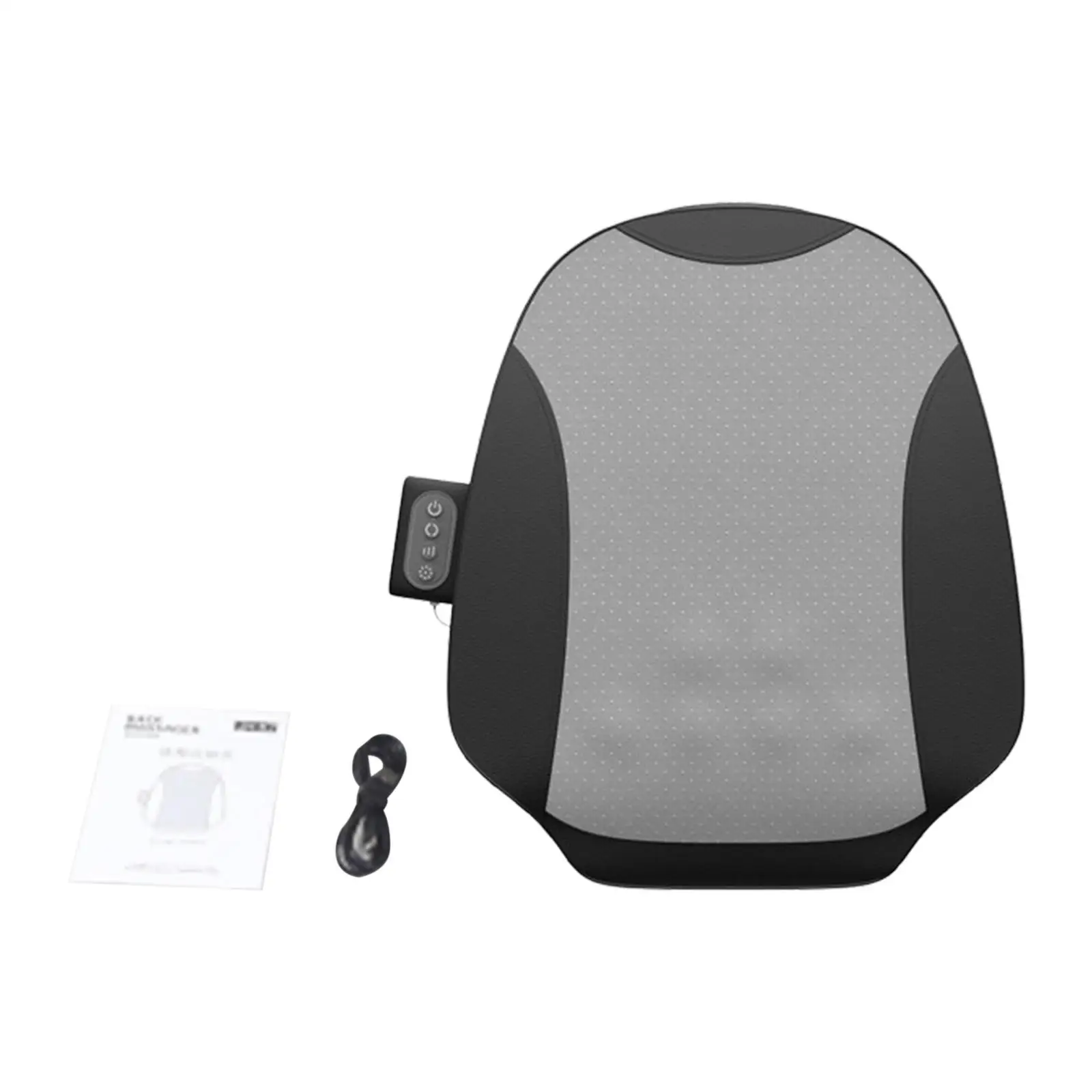 مدلك أسفل الظهر مع الحرارة، مريح، خفيف الوزن، مسامي، وسادة تدليك العجن ثلاثية الأبعاد، مناديل كهربائية عميقة للسفر