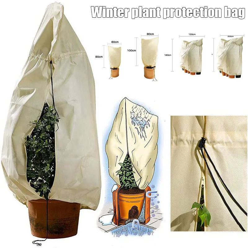 Plant Cover Winter Warm Cover Boom Struik Plant Beschermen Bag Vorst Bescherming Voor Yard Tuin Planten Kleine Boom Сад И огород