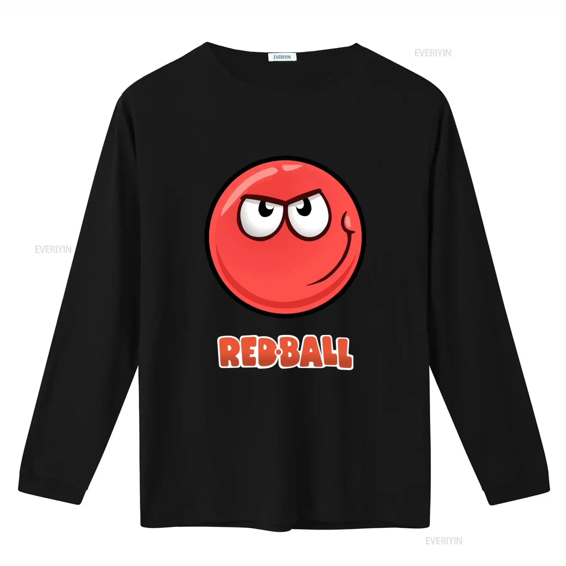 Red Ball Cartoon T shirt for Fans Stylish and Eye catching Design vintage Washed designer clothes homme Slightly graphic