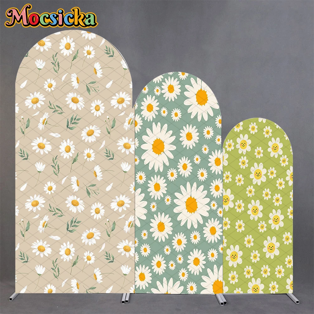 Mocsicka ดอกไม้งานแต่งงาน Arch ฉากหลังฝาครอบเด็กทารกฝักบัวผู้หญิงวันเกิด Photo โค้งพื้นหลังการถ่ายภาพ Decor Prop