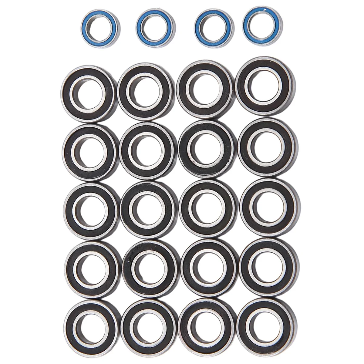 24Pcs Sealed Bearing Kit for Tamiya Blackfoot Monster Beetle Fast Attack Mud Blaster RC Car Upgrade Parts Accessories