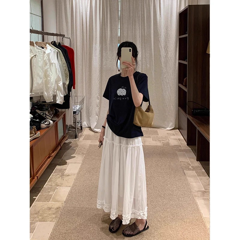 

Юбки больших размеров для женщин: многослойные, тюлевые, до колена, для танцев, в стиле феи, для подростков, весенние, легкие, струящиеся, с драпировкой, нежные, женственные, милые, с бантом