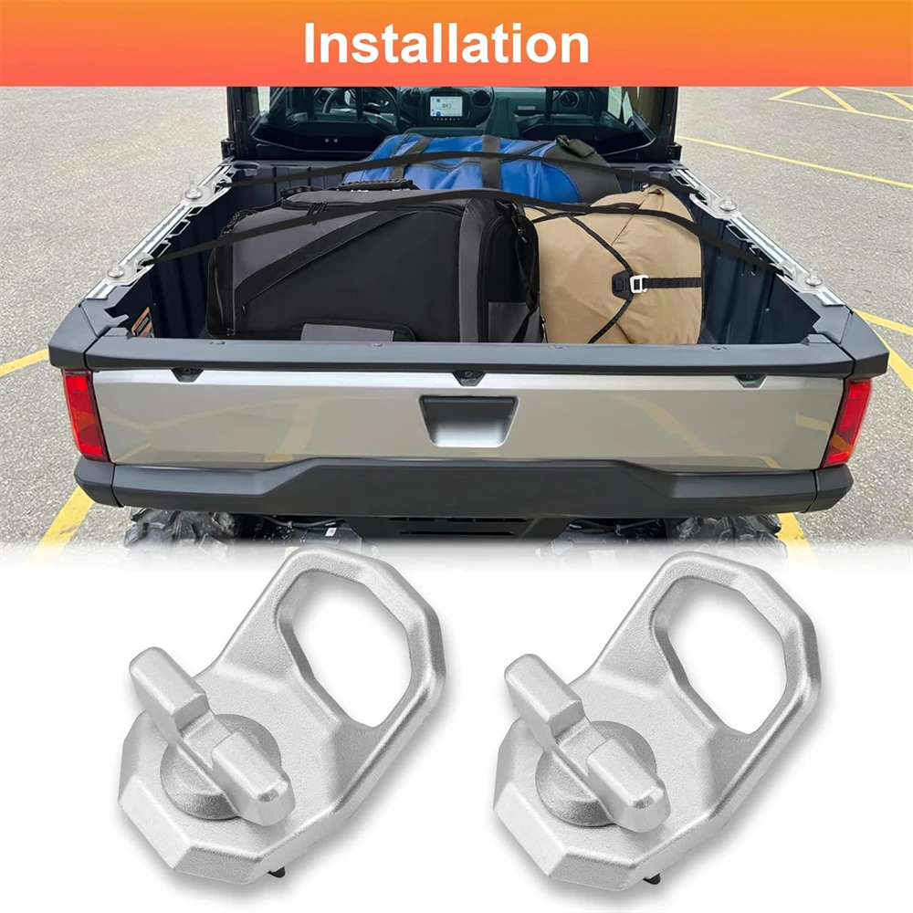 

Set Of 2 Lock And Ride Max D-Rings For Polaris 2024-2025 Ranger For Xpedition Models 2889620 2890894 Car Accessories