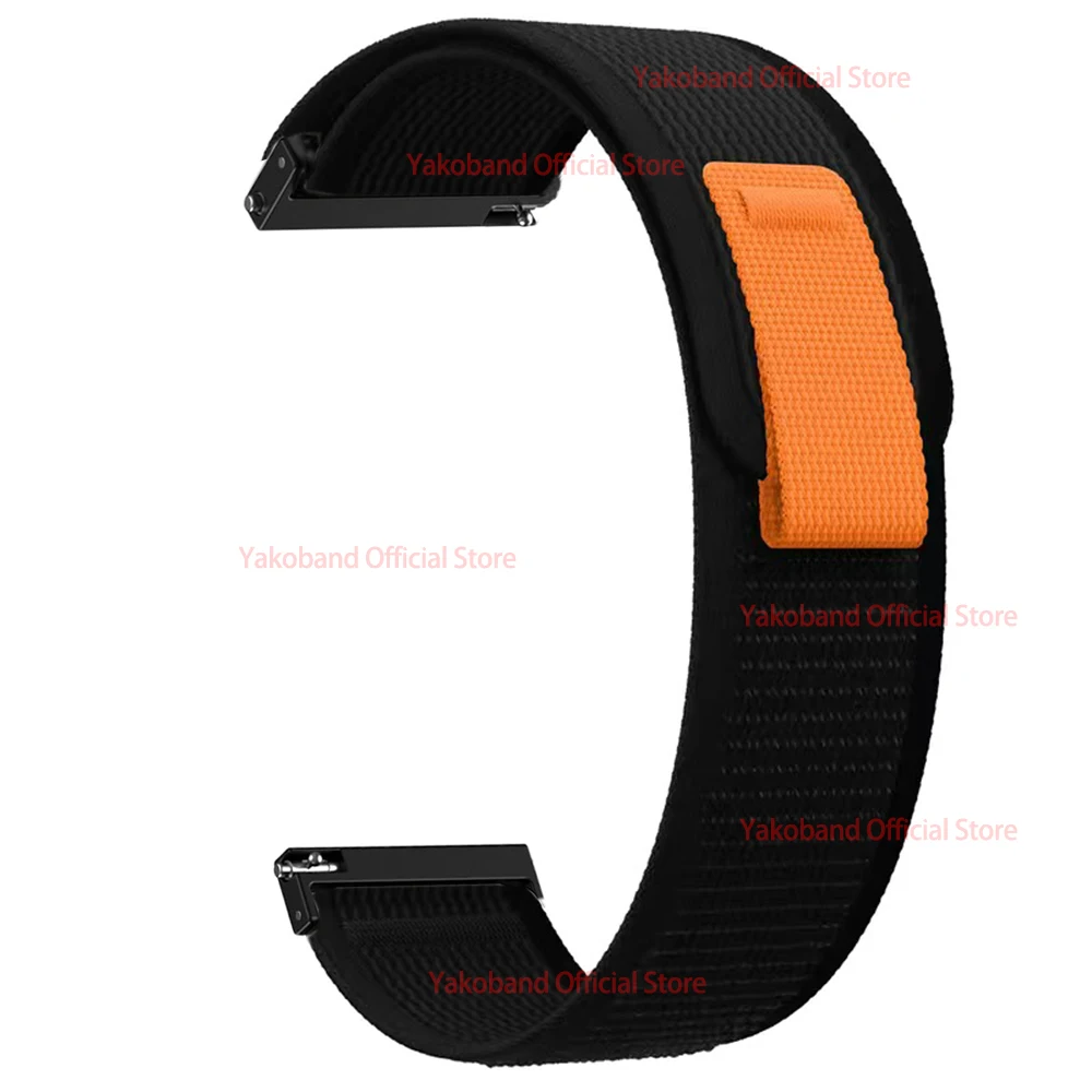 Per il HUAWEI-22Mm cinturino di ricambio per smartwatch sportivo Horlogeband 20mm 24mm in Nylon