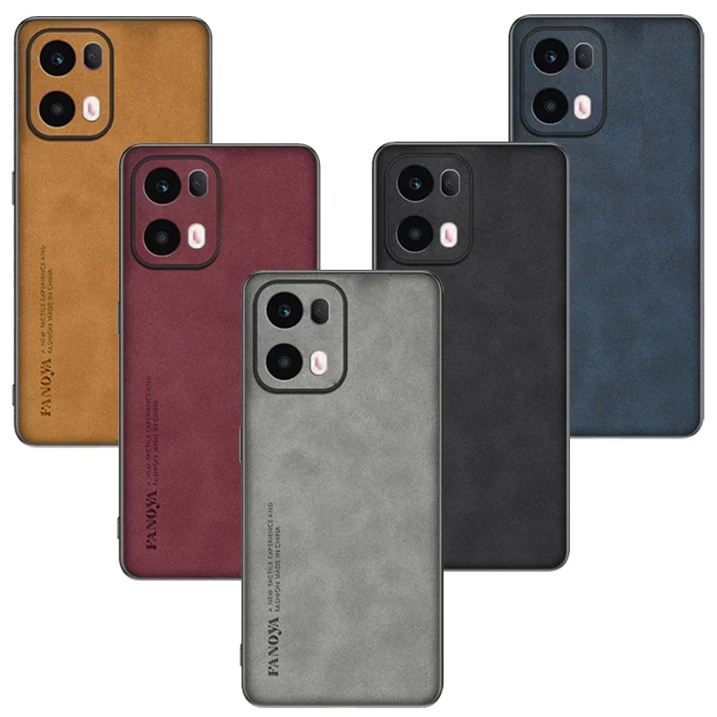 Skinsheep Leather Case for Reno 13 Pro Reno13 Pro Matte Silicone Bumper for Reno 12 Pro 13pro TPU Shockproof Protection Cover