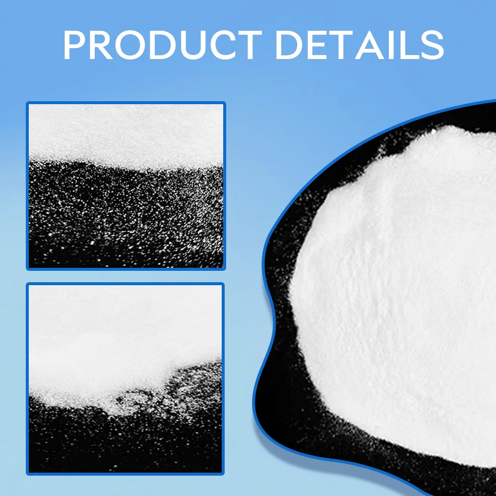 ผง DTF สีขาว - 500 กรัม/17.6 ออนซ์ กาวร้อนแบบดิจิตอลสำหรับการถ่ายโอน, ผงสำหรับการถ่ายโอนที่ผ่านการเตรียมไว้ล่วงหน้าสำหรับผ้าทุกชนิด