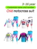 子モトクロスギアセット子供レーシングスーツエンデューロクロス少年少女ベビーオフロード MX MTB 3 4 5 6 7 8 9 10 11 12 年オートバイ 1