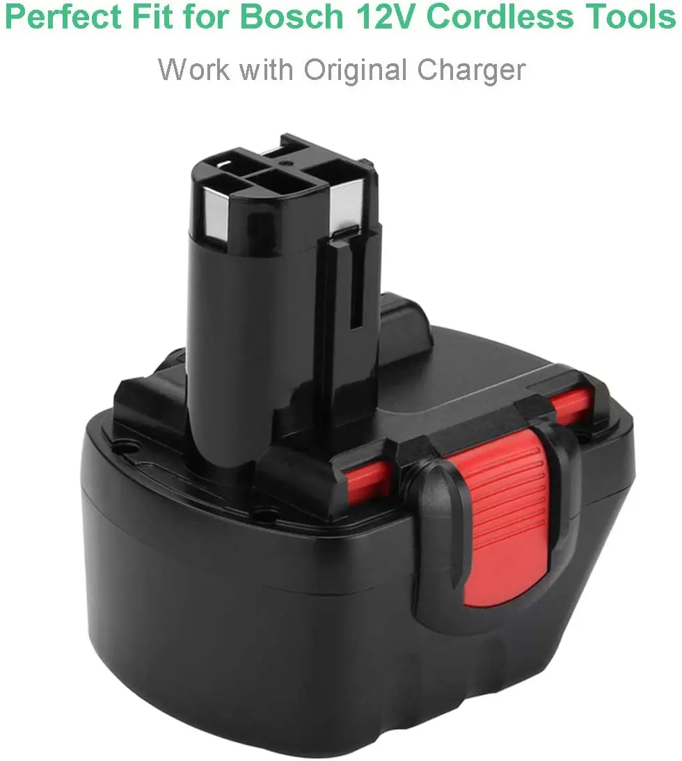 12V 3600mAh Ni-MH PSR1200 Rechargeable Battery for Bosch 12V Drill GSR 12 VE-2,GSB 12 VE-2,PSB 12 VE-2, BAT043 BAT045 BTA120