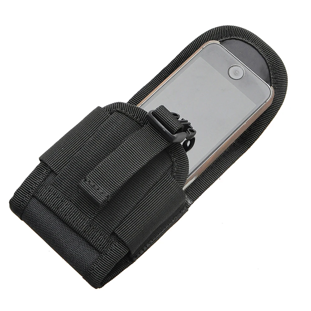 Phone Pouch  Tactical Bag Durable Hook Cover CaseAttachable Belt Cellphone Pouches Universal Multifunctional Wear Belt Waist Bag