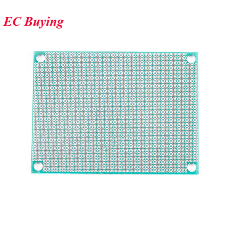 6x8 cm Double face Prototype PCB bricolage carte de Circuit imprimé universelle 1.27 MM 6*8 cm prototypage électronique plaque de cuivre Protoboard