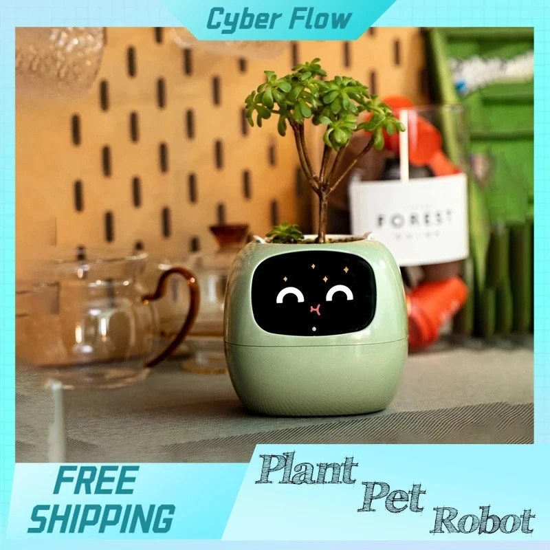 Ivy Plant Pet Robot Creative Interaction Tamagotchi Pet Small Pot App Control Cute Smart Flower Custom Plants Express Emotions