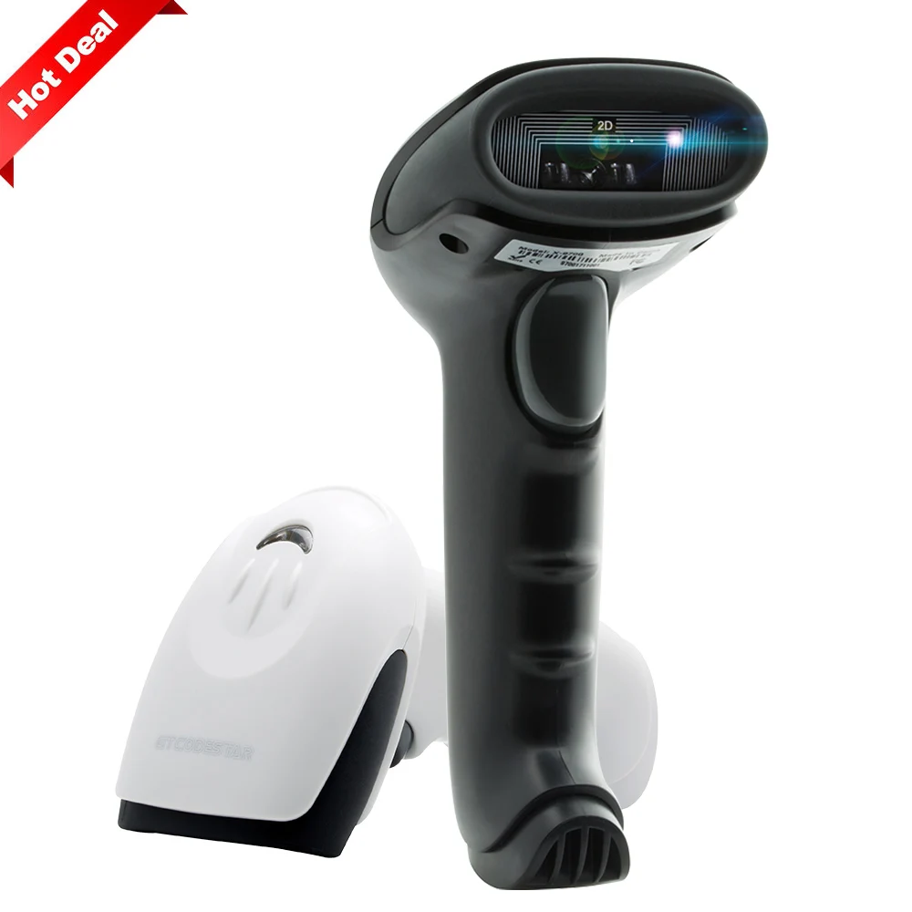 High Quality 2D Qr Code Scanner Machine Bluetooth Barcode Scanner Attach to Phone X-9701B