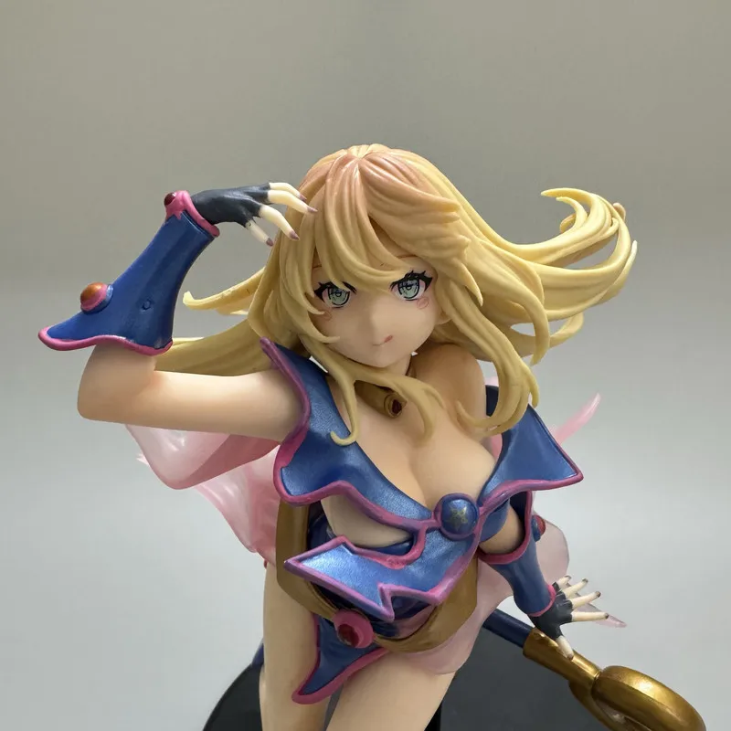 Figura GK de Yu-Gi-Oh! Dark Magician Girl con Kuriboh, Rostro Intercambiable, Estatua de Anime, Decoración de Escritorio, Coleccionable para Fans del Anime