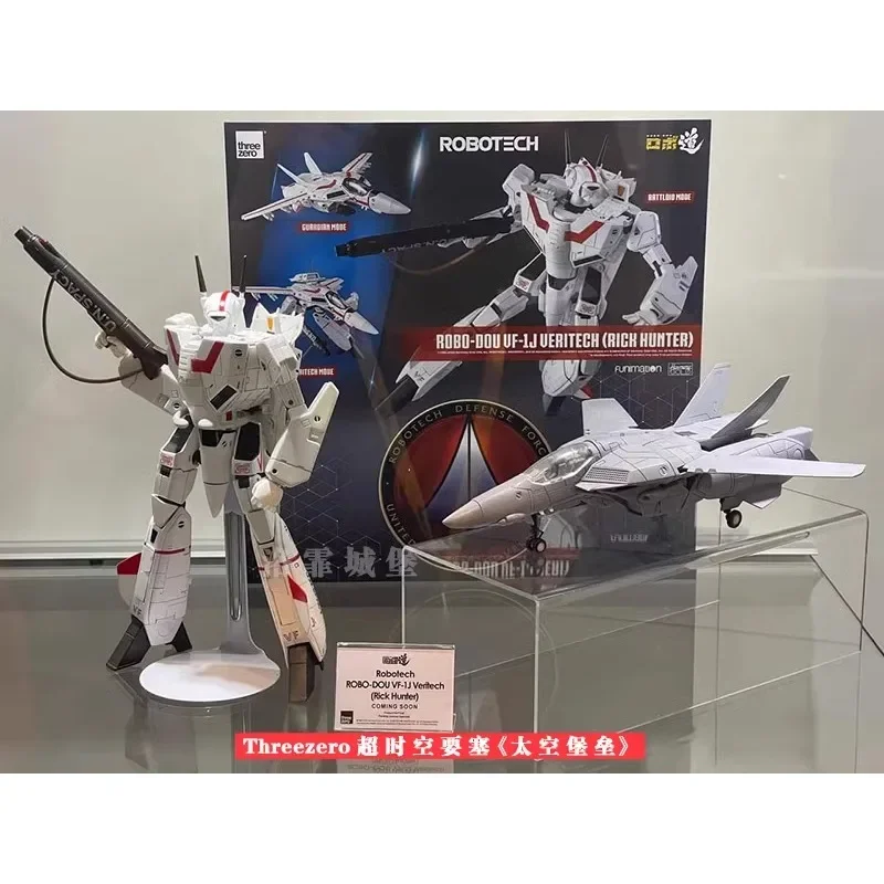 Threezero Space Fortress Robotech Robo-dou VF-1j Veritch (rich Hunter) Fighter 3A Toy Mecha