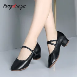 Nieuwe Latin Dansschoenen Tango Pole Ballroom Dansschoenen Moderne Dansschoenen Hoge Hakken Rubberen Zolen