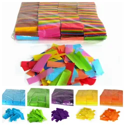 Eco-friendly Flame Retardant Rectangle Paper Confetti Biodegradable for Confetti Cannon Machine Wedding Birthday Party Event SFX