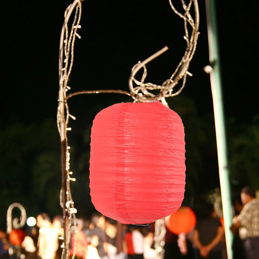 

2Pcs Paper Lanterns 15x17cm Foldable Hanging Decorative Japanese Style Hand Painted Restaurant School Party Home Solar Lights