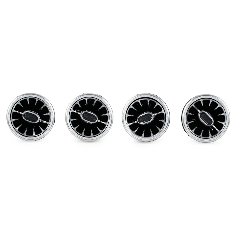 For Ford Mondeo LED Ambient Light Front Dashboard AC Air Condition Vent Outlet Turbo Interior Trim Car Accessories