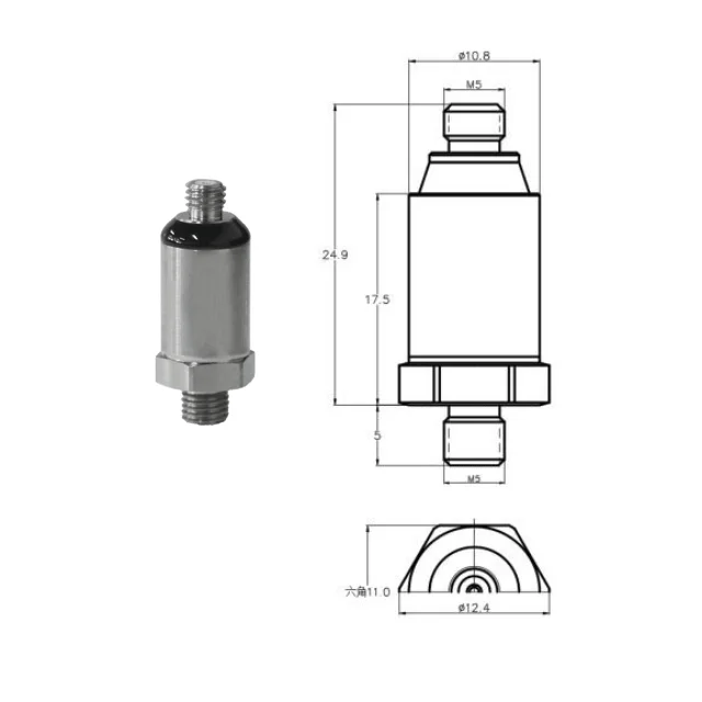 

YND0AG2 Large Shock Acceleration Sensor Single-axis vibration sensors at affordable prices