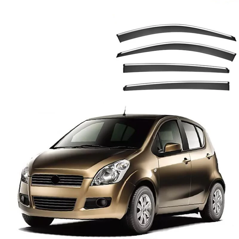 Car Window Visor Awnings & Shelters Side Window Deflector Weather Shield For Suzuki Ritz 2007 2008 2009 2010 2011 2012 2013-2018