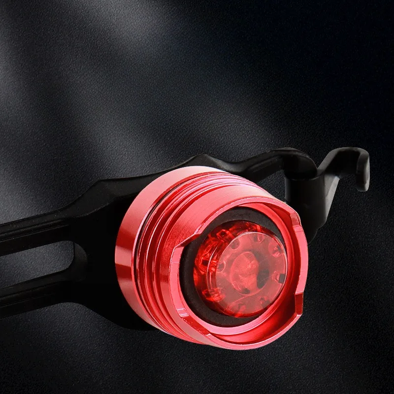 Bombilla LED de advertencia trasera para bicicleta, resistente al agua, herramientas de ciclismo