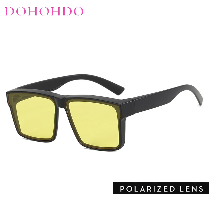 2025 الصيف الديكور صور الشوارع الرجال النساء الاستقطاب للرؤية الليلية النظارات الشمسية القيادة في الليل مجموعة النظارات الشمسية للجنسين UV400 #3