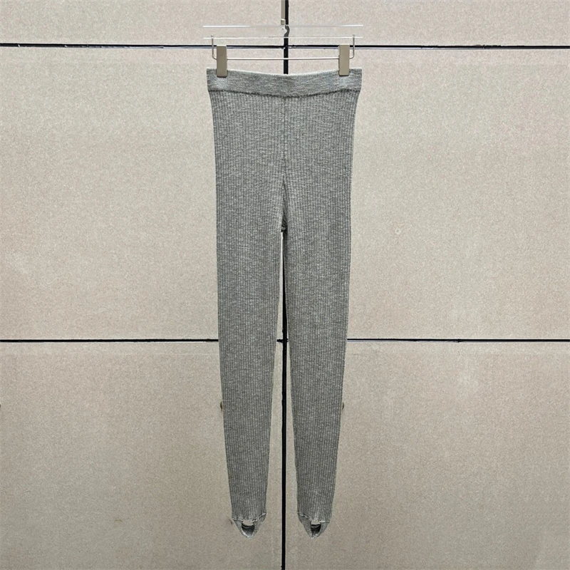 

Весна 2026, женские эластичные облегающие трикотажные носки, брюки Y2K, высококачественные модные узкие длинные брюки небольшого размера