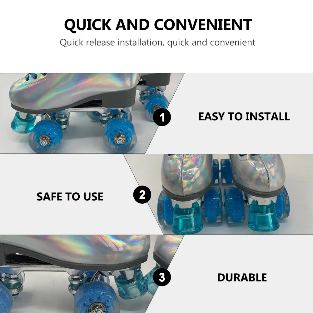 

1Set Roller Skates Brake Cushion Versatile Adjustable Toe Stopper Professional Brake Block Skating Safety Accessory