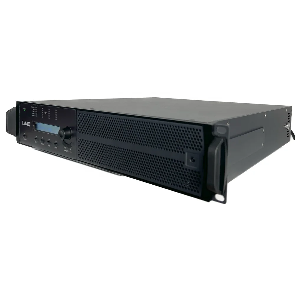 

LA4X Профессиональный усилитель 4-канальный 1600 Вт DSP Power AMP Stage Dj Усилитель