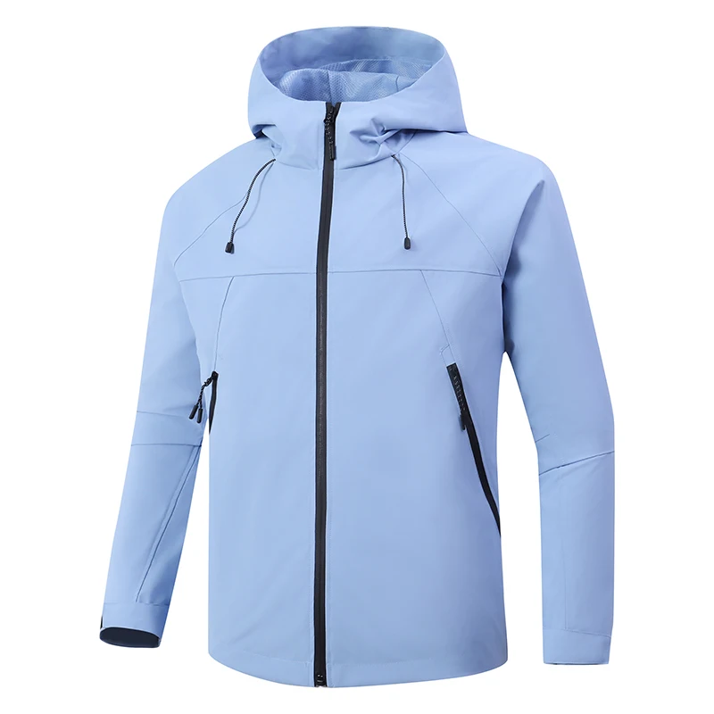 Couple's assault suit, casual hooded jacket, detachable hat, outdoor windproof and waterproof single coat, hiking suit